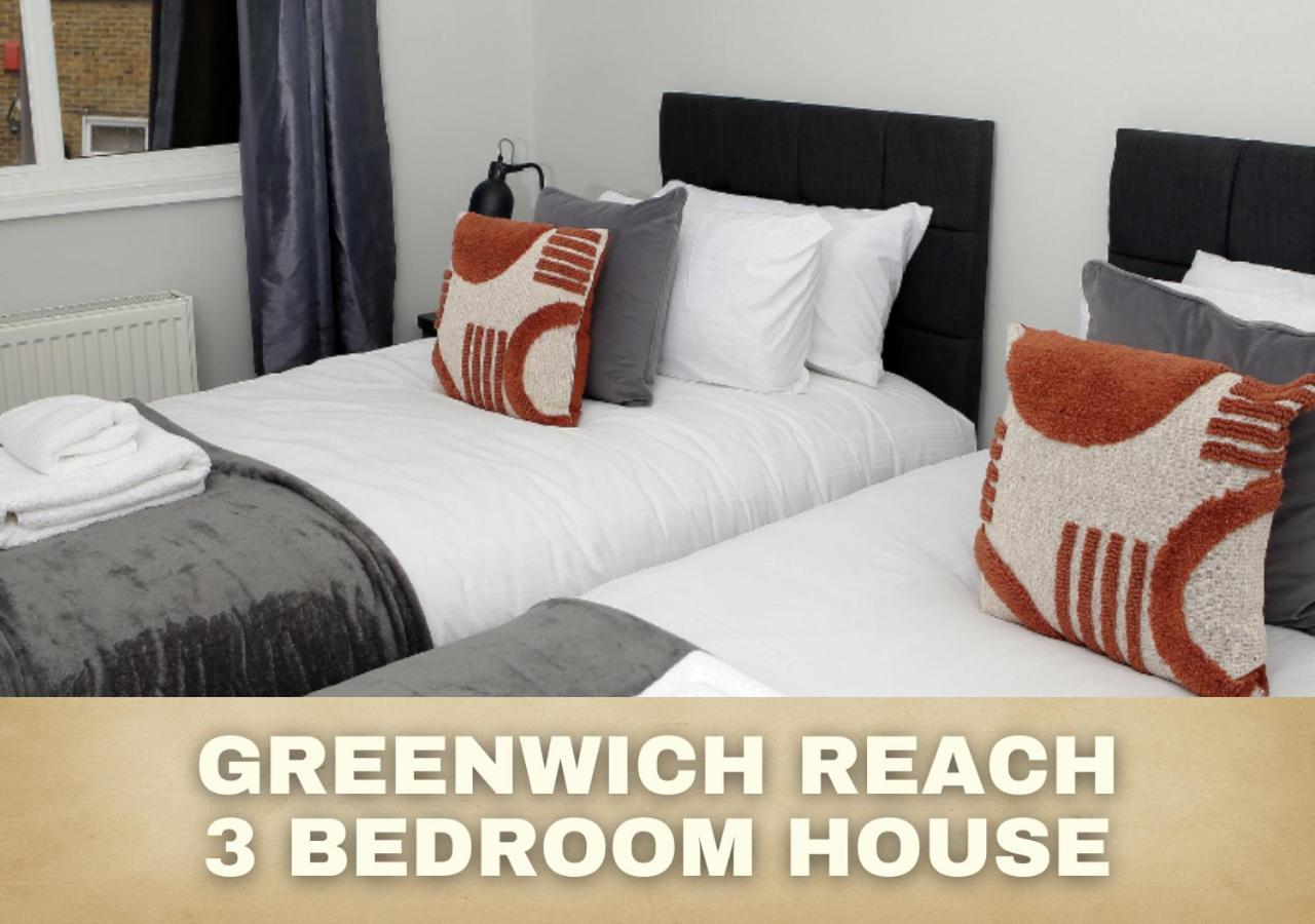 Ferienwohnung 3-Bed House With Parking Near London O2 Exterior foto